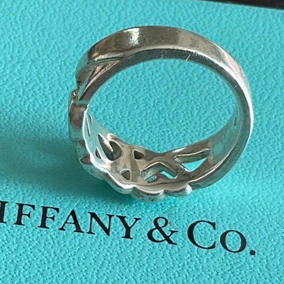 Tiffany & Co. Silver Heart Ring - Picture 6 of 7